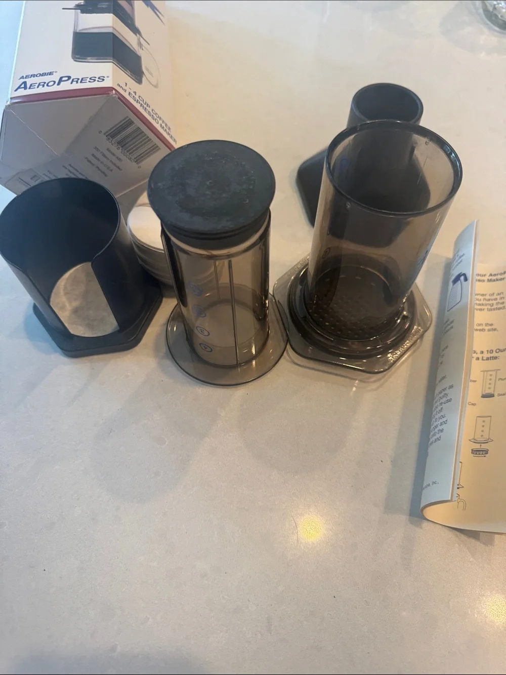 Best Maker Owned Black AeroPress-Style Coffee & Espresso Maker Accessories Set